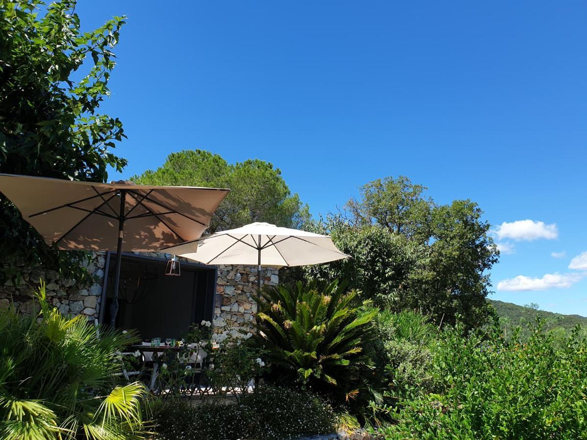 Ferienwohnung Mas De La Petite Jeanne Grimaud Exterior foto