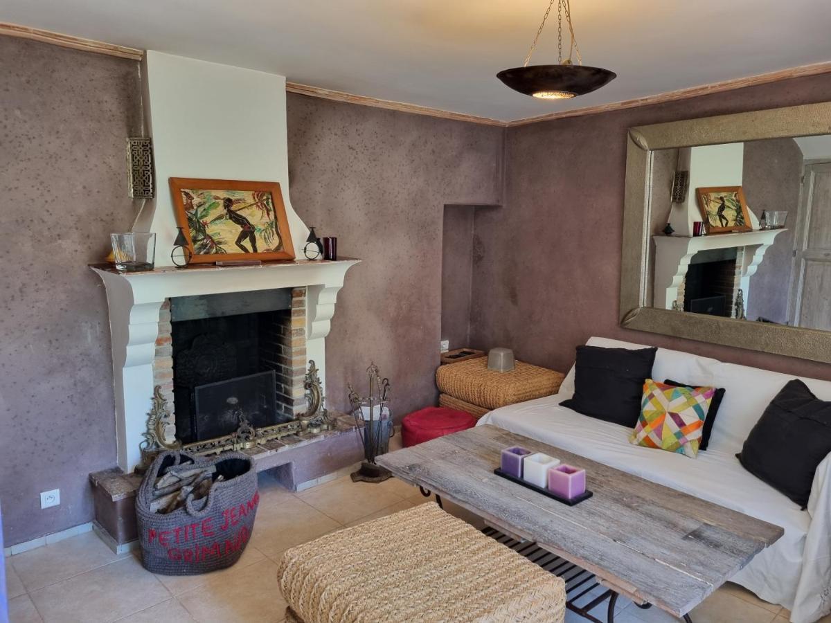Ferienwohnung Mas De La Petite Jeanne Grimaud Exterior foto